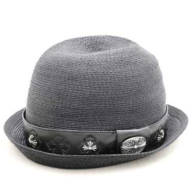 Chrome Hearts Chrome Hearts Straw Fedora - image 1