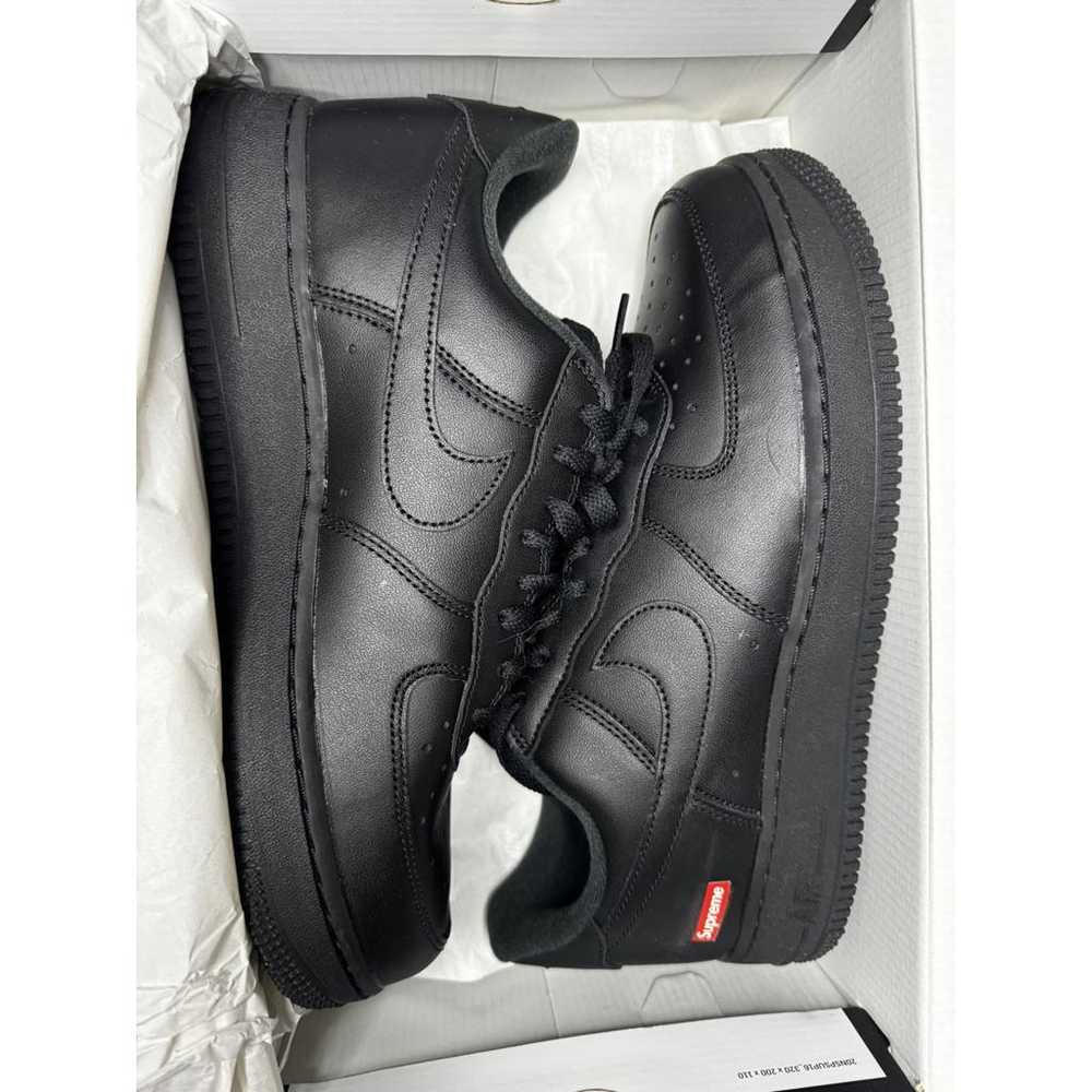 Nike x Supreme Air Force 1 leather low trainers - image 4