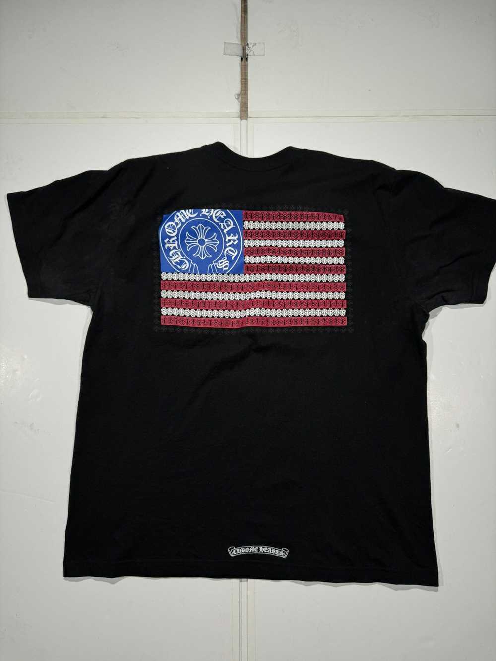 Chrome Hearts Chrome Hearts American Flag Tee Sz … - image 4