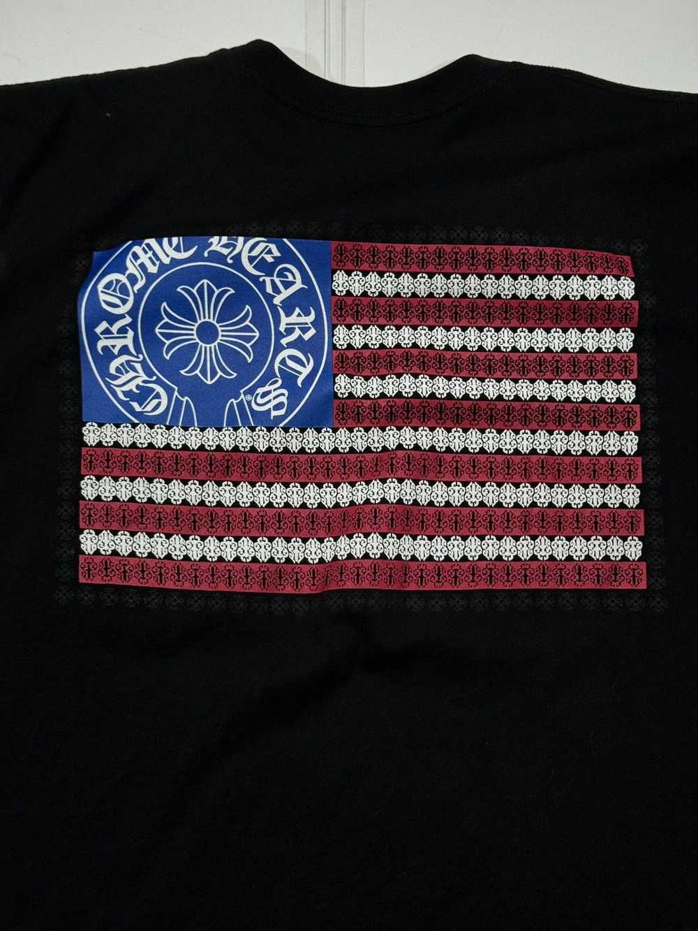 Chrome Hearts Chrome Hearts American Flag Tee Sz … - image 5