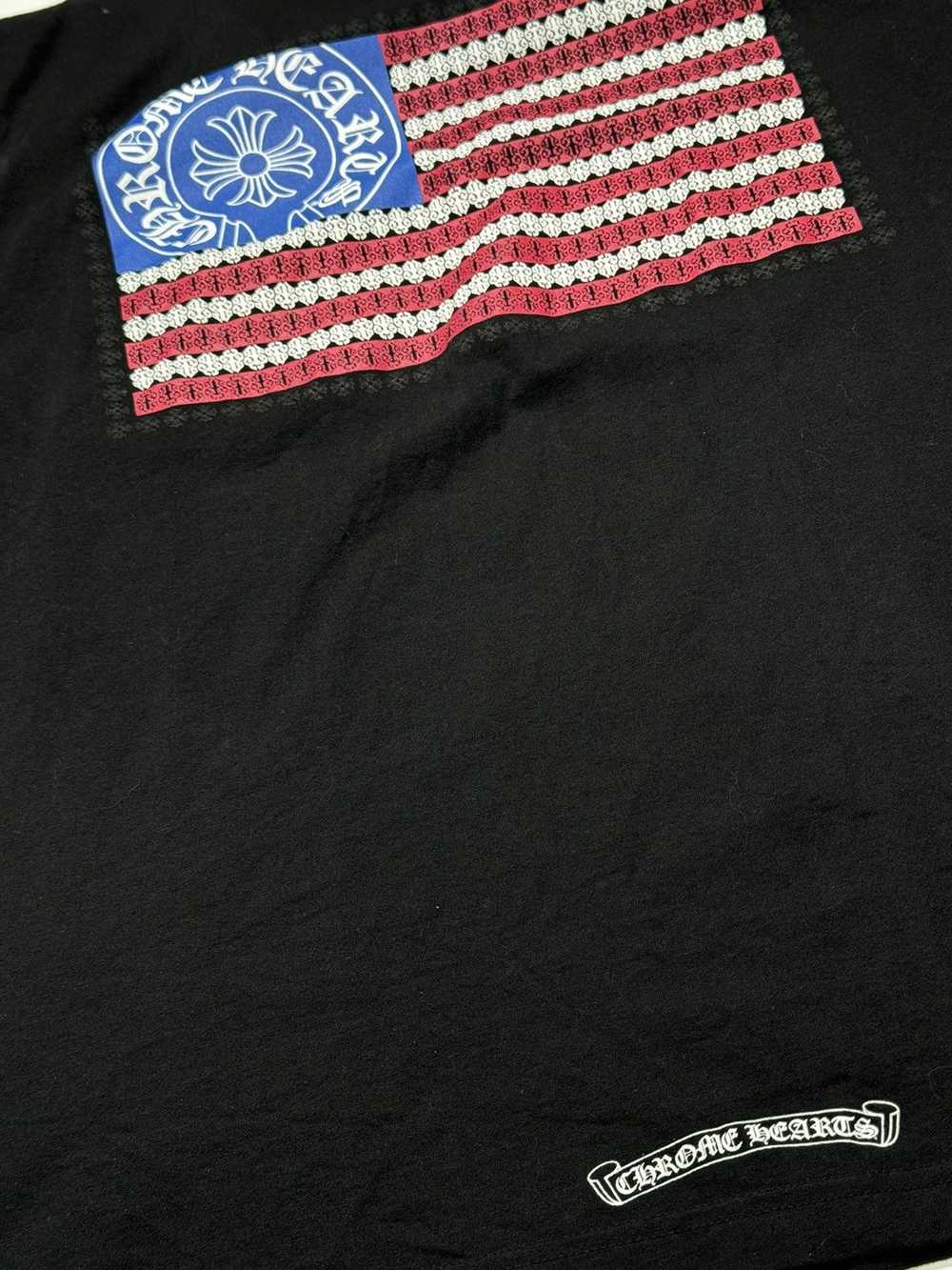 Chrome Hearts Chrome Hearts American Flag Tee Sz … - image 6