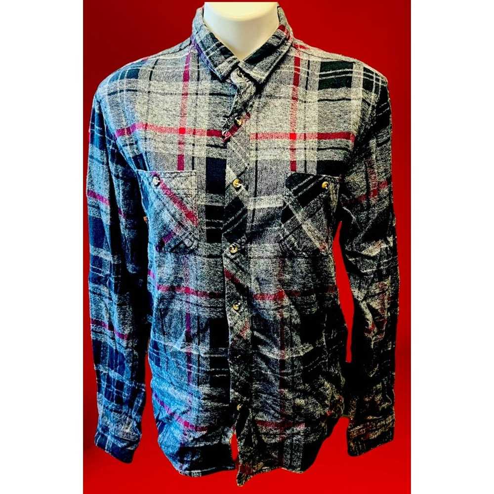 Other Super Soft Sexy Brushed Plaid Flannel Butto… - image 1