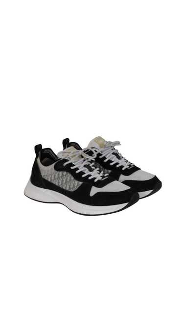 Dior B25 Oblique Runner Sneakers Black White - 019