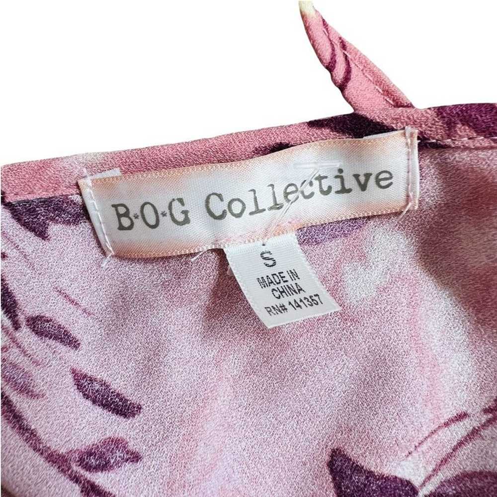 Other B.O.G Collective Pink Floral Flutter Sleeve… - image 3