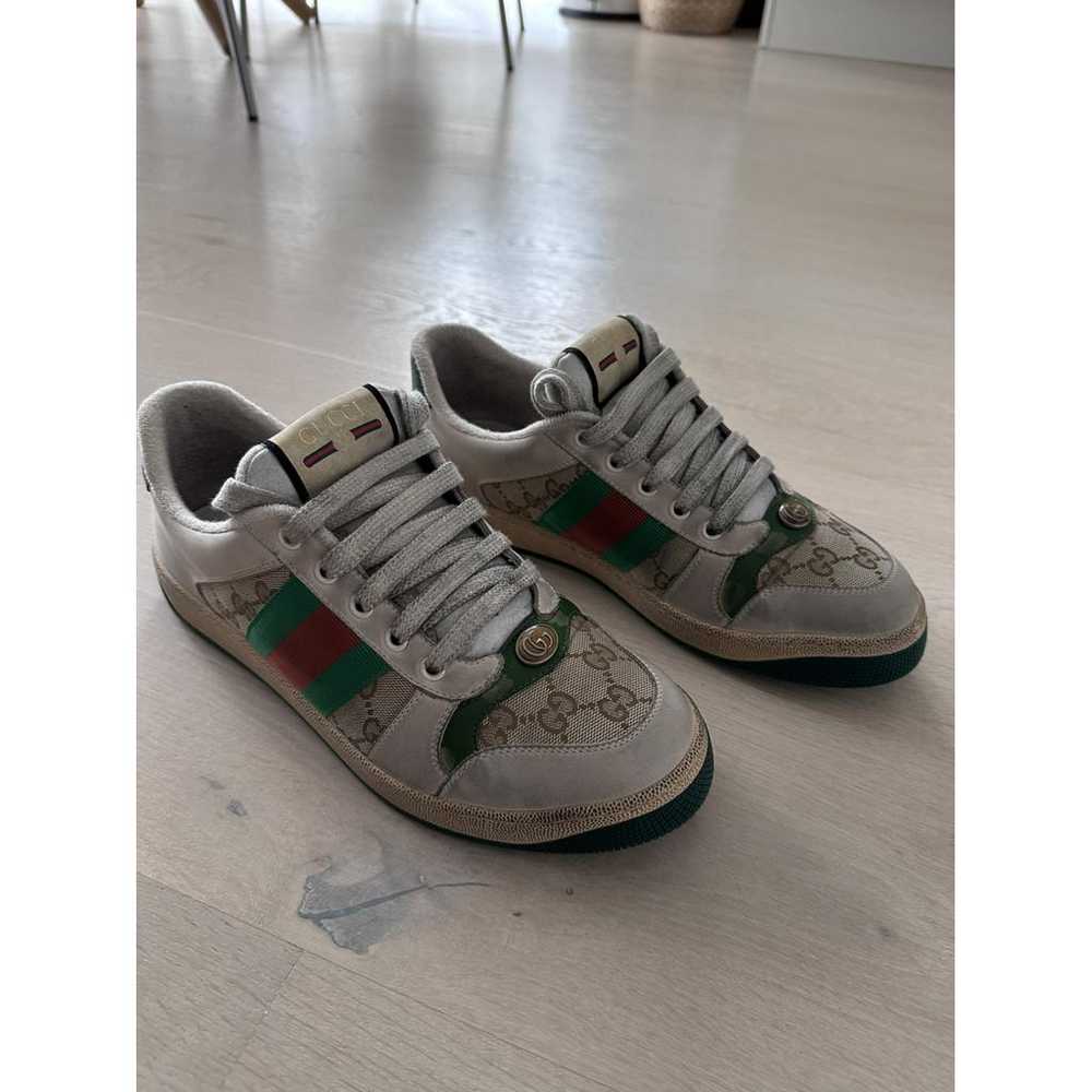 Gucci Screener leather low trainers - image 3