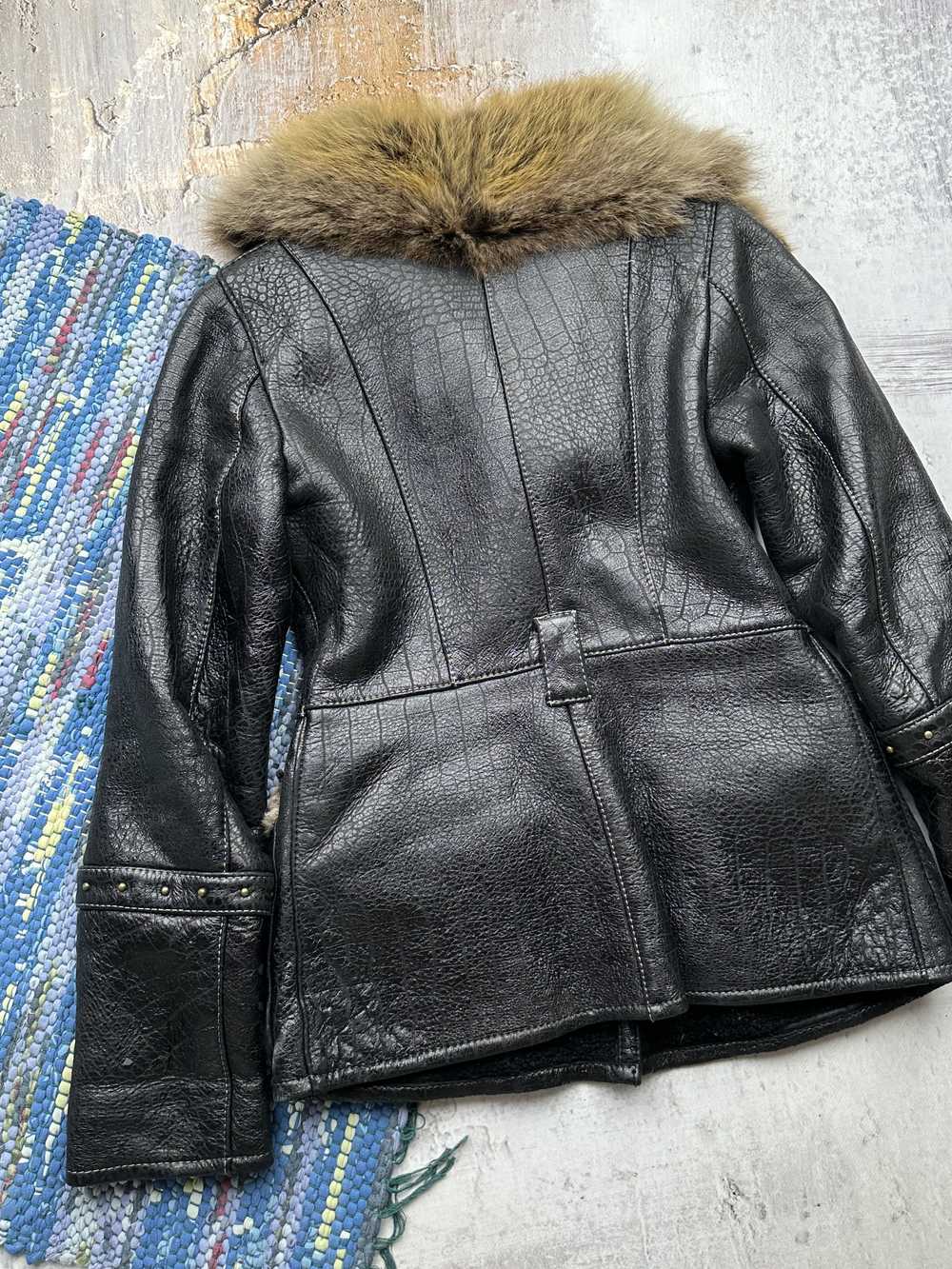 Mink Fur Coat × Sheepskin Coat × Vintage Vintage … - image 6