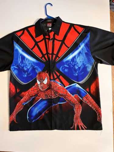 Vintage Spiderman Button Up - Gem