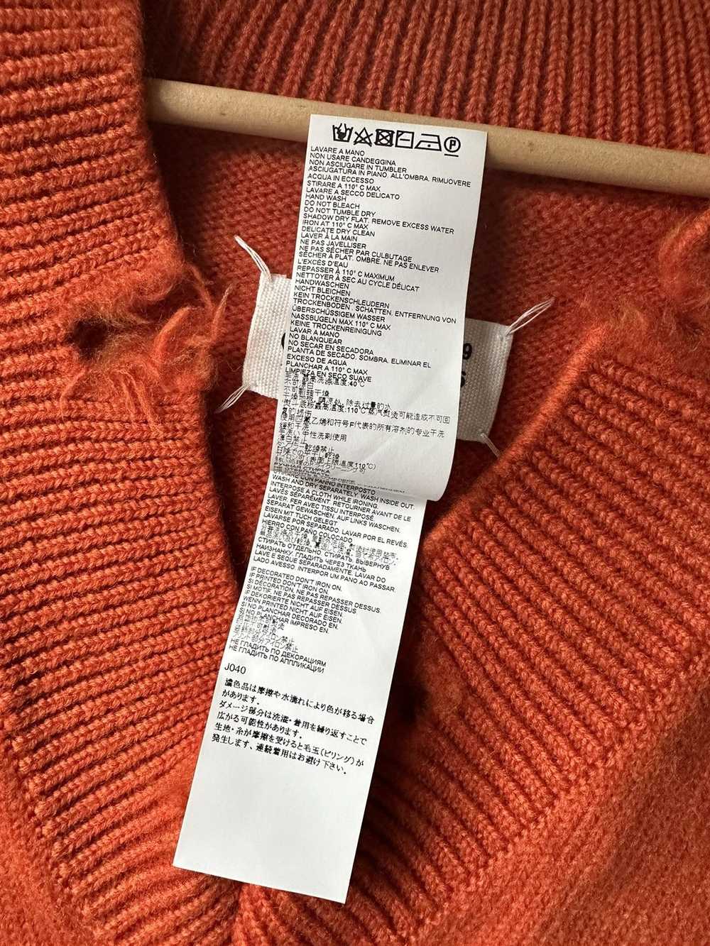 Maison Margiela Maison Margiela Orange Sweater Ve… - image 2