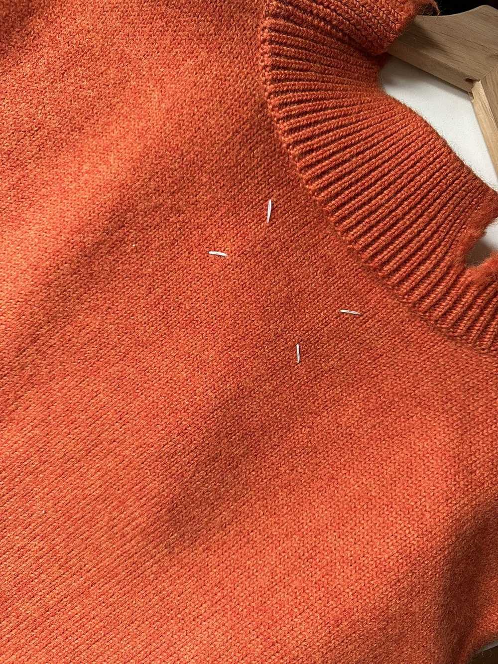 Maison Margiela Maison Margiela Orange Sweater Ve… - image 3