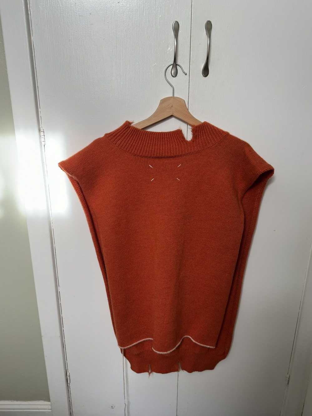 Maison Margiela Maison Margiela Orange Sweater Ve… - image 5