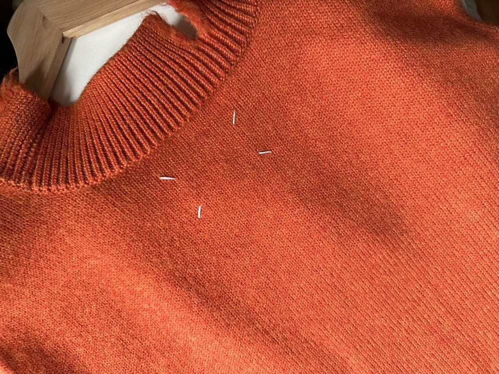 Maison Margiela Maison Margiela Orange Sweater Ve… - image 7