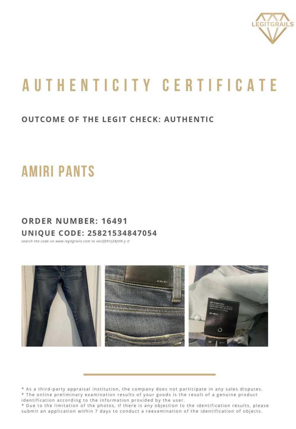 Amiri Amiri Dark Indigo Jeans - image 9