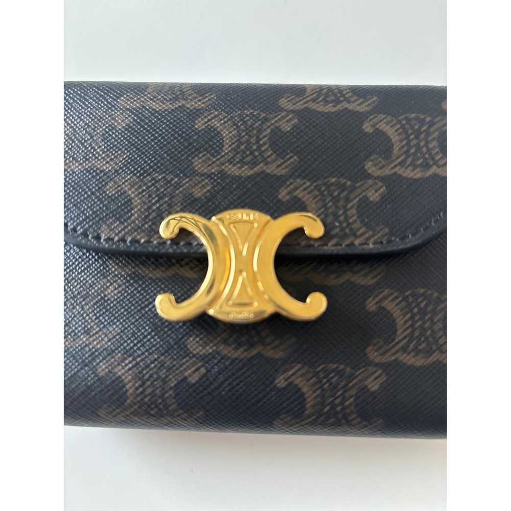 Celine Triomphe leather wallet - image 10