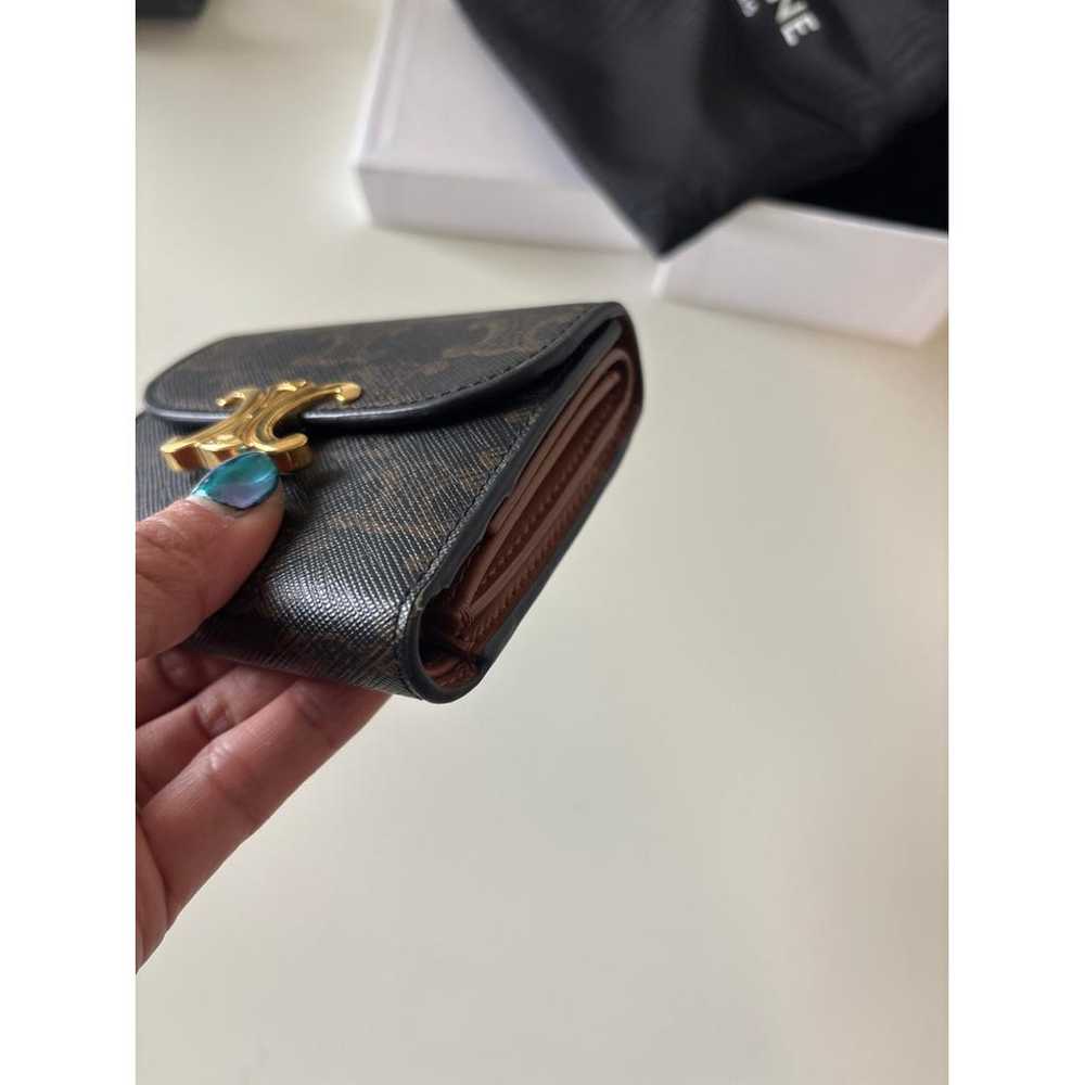 Celine Triomphe leather wallet - image 11