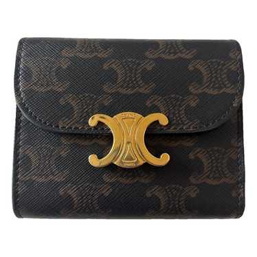 Celine Triomphe leather wallet - image 1