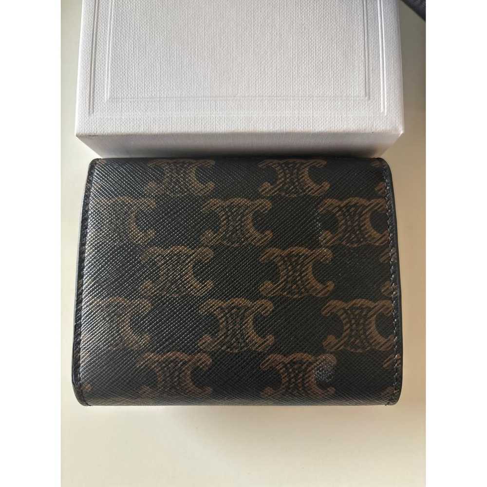 Celine Triomphe leather wallet - image 2