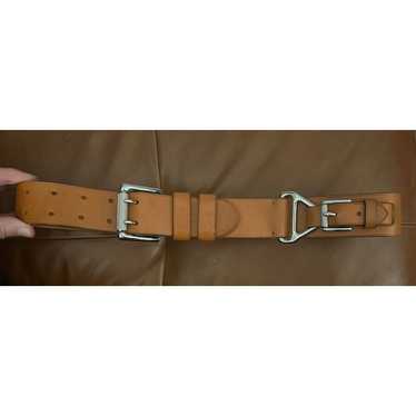 Ralph Lauren Ralph Lauren Tan Leather Silver Buck… - image 1