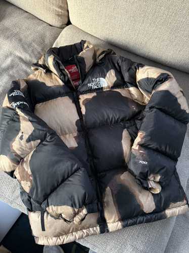 Supreme × The North Face Bleached Nuptse