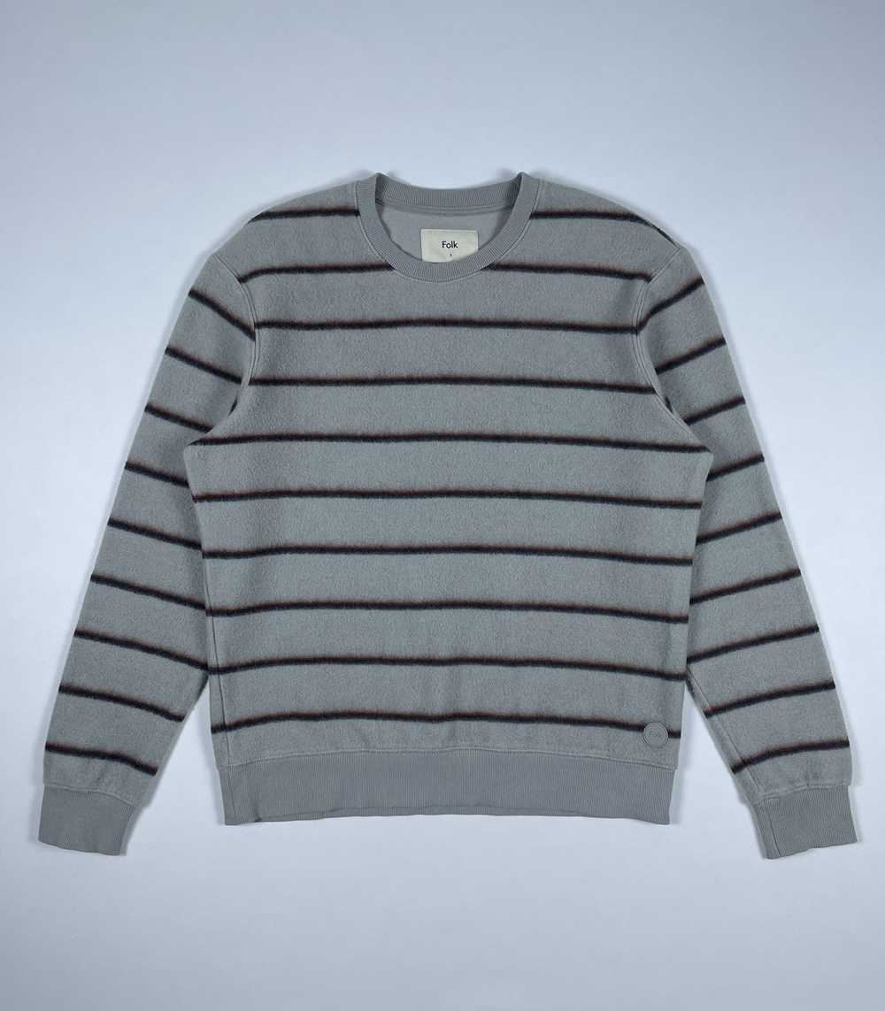 Folk Folk fleece striped Sweatshirt - image 1