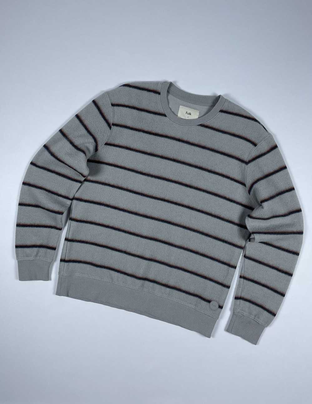 Folk Folk fleece striped Sweatshirt - image 2