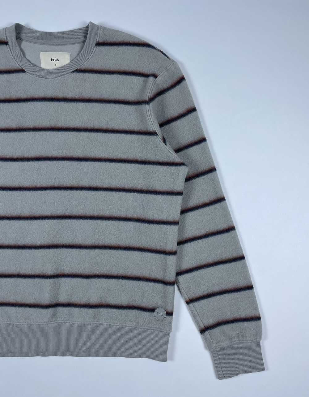 Folk Folk fleece striped Sweatshirt - image 3