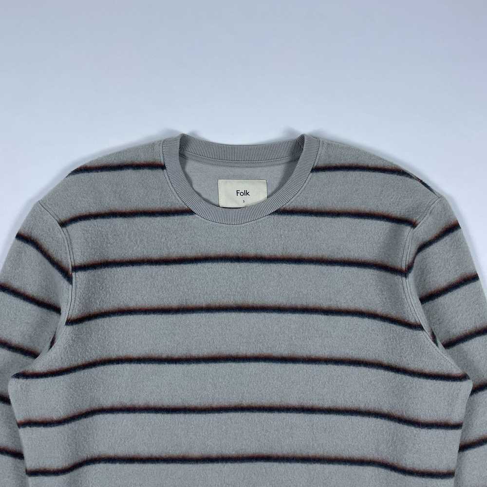 Folk Folk fleece striped Sweatshirt - image 4