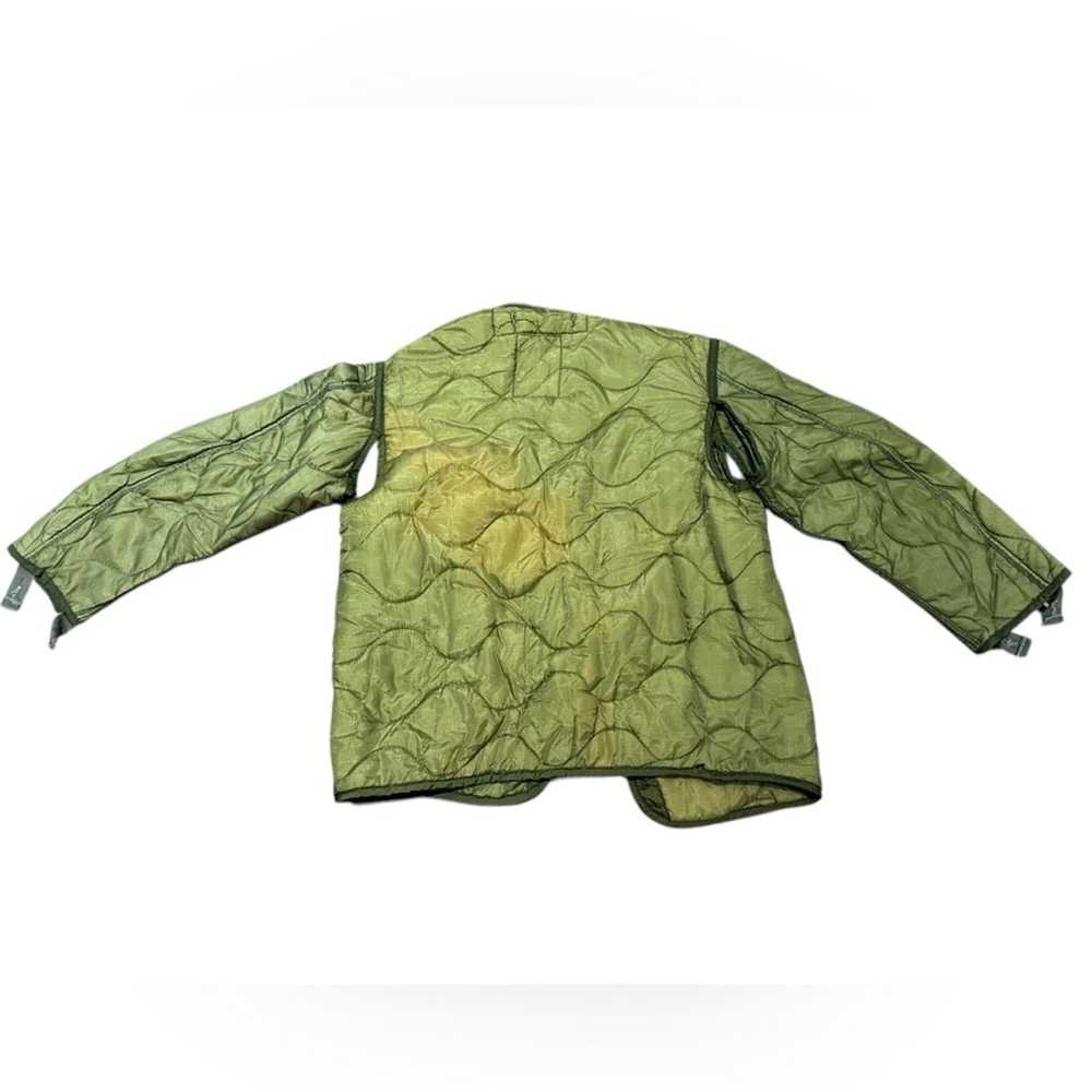 Military Genuine Military Green Quilted Jacket Li… - image 3