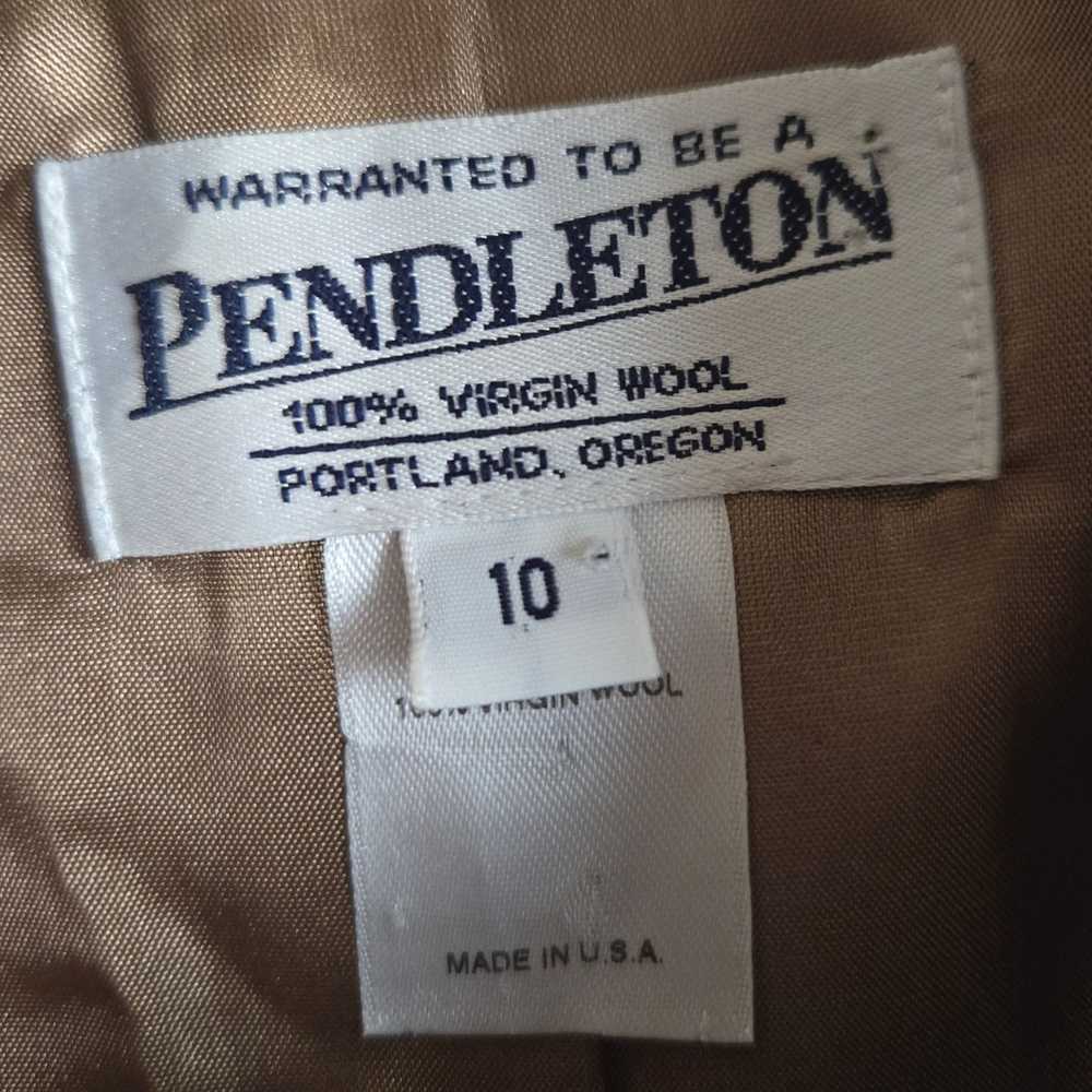 Pendleton Vintage Pendleton Tan USA Made Wool Jac… - image 5