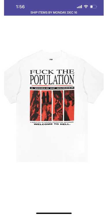 Fuck The Population FTP World Of Murder Tee