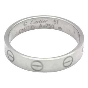 Cartier Love white gold ring