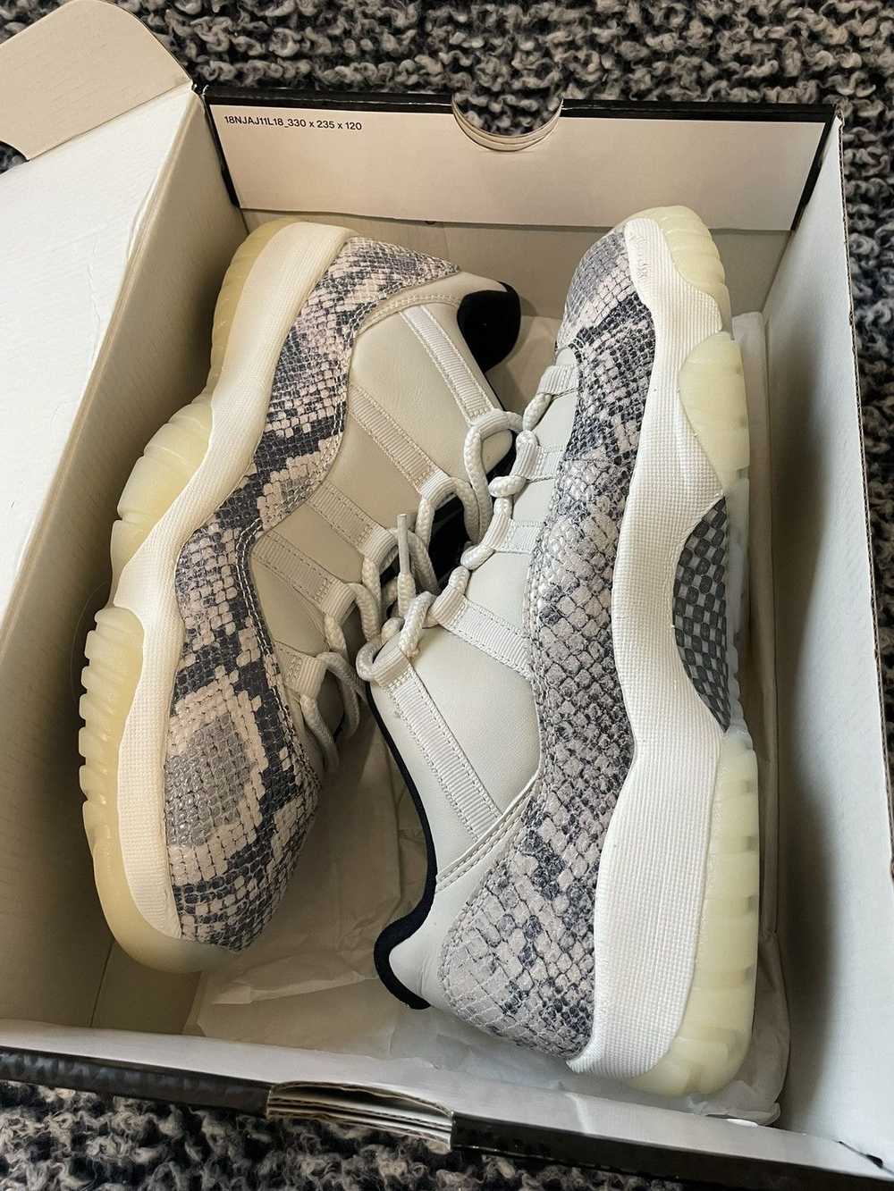 Jordan Brand Jordan 11 Retro Low Snake Light Bone - image 2