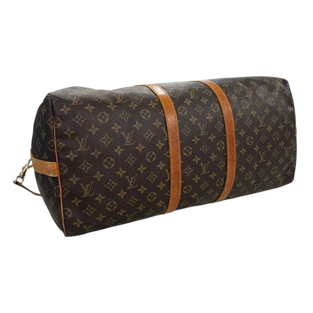 Louis Vuitton Keepall leather travel bag - image 11