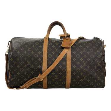 Louis Vuitton Keepall leather travel bag - image 1