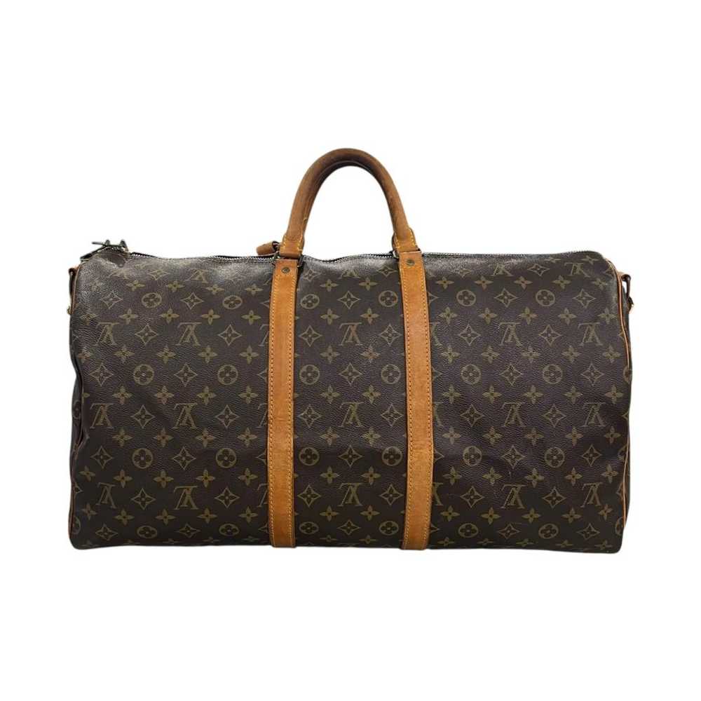 Louis Vuitton Keepall leather travel bag - image 2