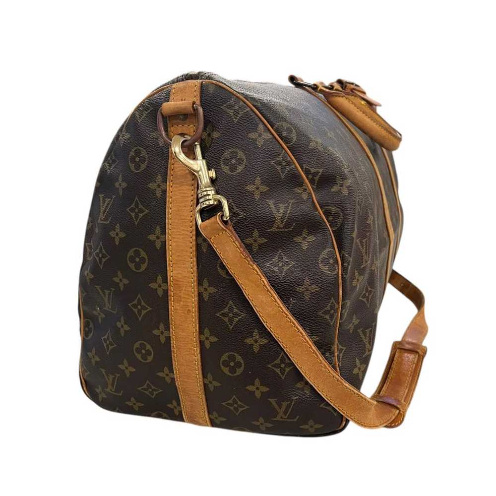 Louis Vuitton Keepall leather travel bag - image 3