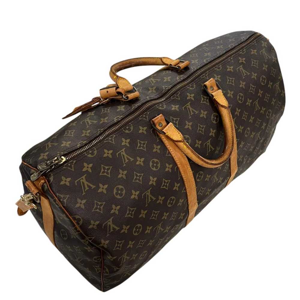 Louis Vuitton Keepall leather travel bag - image 5