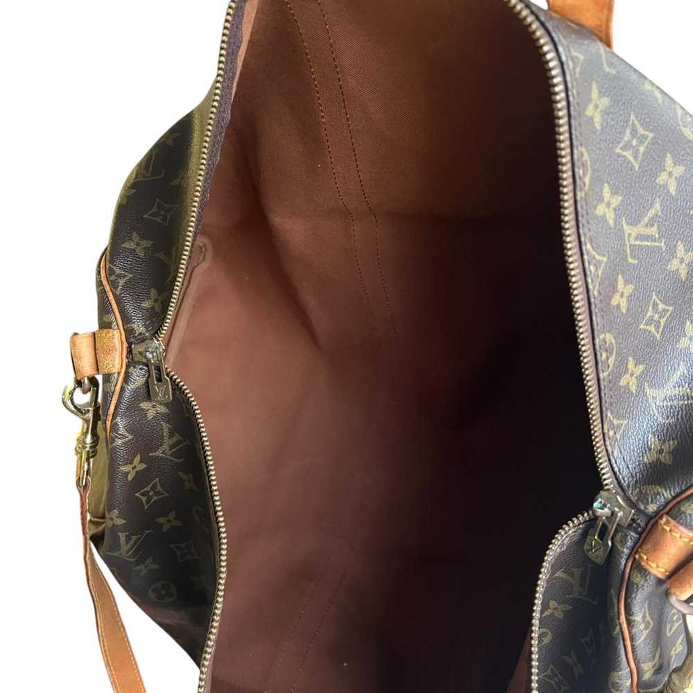 Louis Vuitton Keepall leather travel bag - image 7