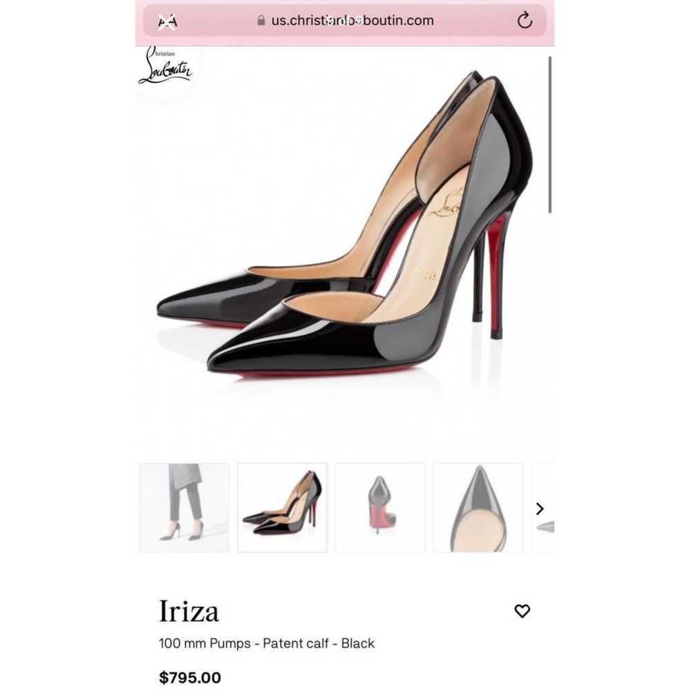 Christian Louboutin Iriza patent leather heels - image 9