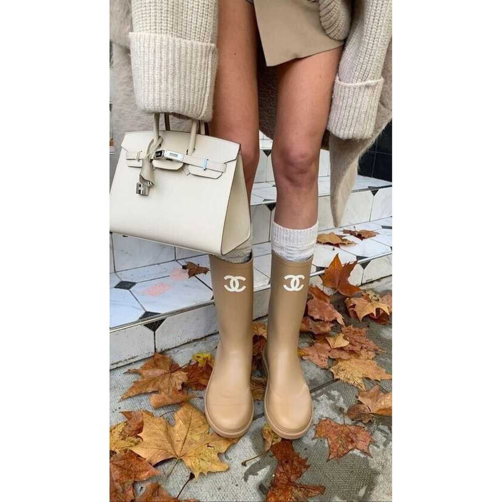 Chanel Wellington boots - image 3