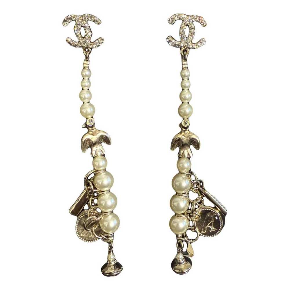 Chanel CC earrings - image 1