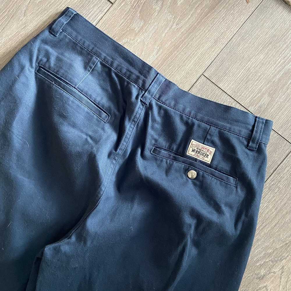 Stussy Stussy Twill Workgear Trouser Navy Blue - image 5