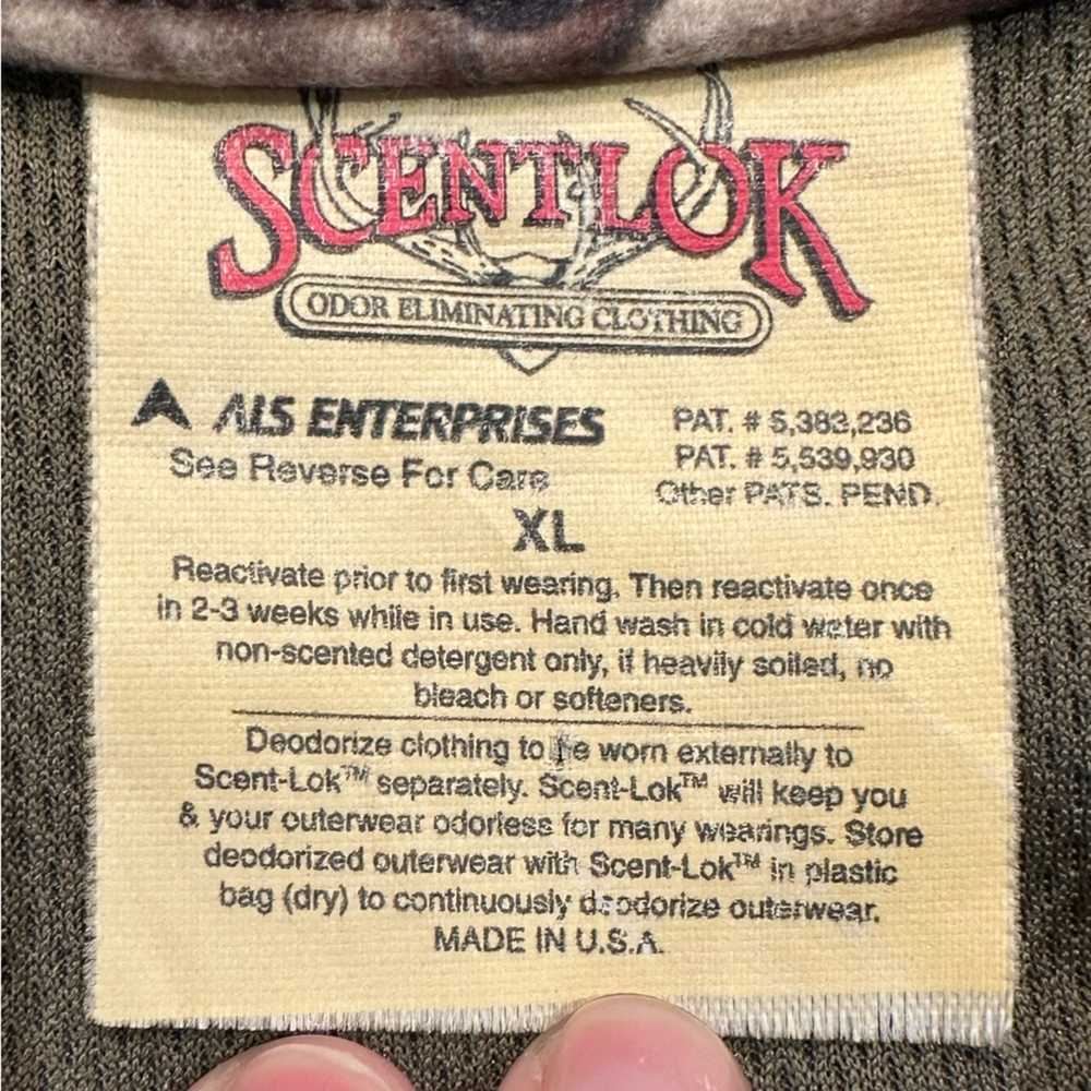 Scentlok Odor Eliminating Mens XL Camo Full Zip J… - image 3