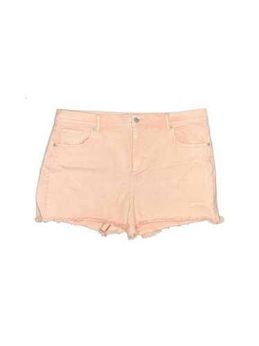 Ann Taylor LOFT Women Orange Denim Shorts 33W