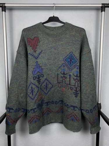 Bogner × Coloured Cable Knit Sweater × Vintage Bog