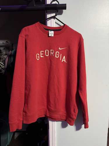 Nike × Vintage Nike Georgia Sweatshirt Red