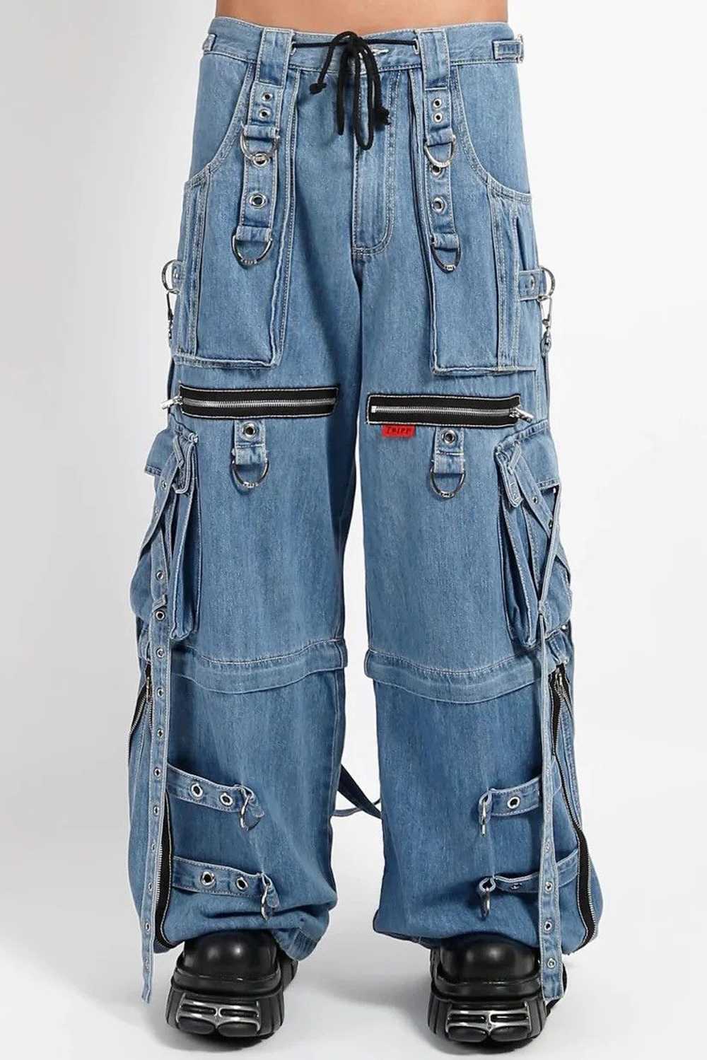 Tripp Nyc Tripp NYC X Strap Denim - image 1