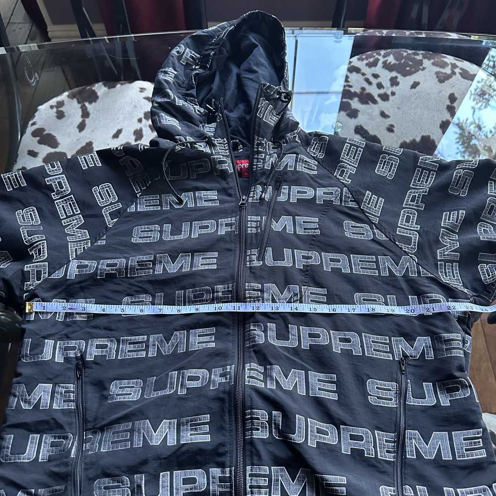 Supreme Supreme Ripstop Logo Hooded Track Jacket - image 3