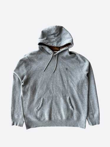 Burberry Burberry Grey Check Trim Embroidered Hood