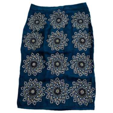 Non Signé / Unsigned Silk skirt