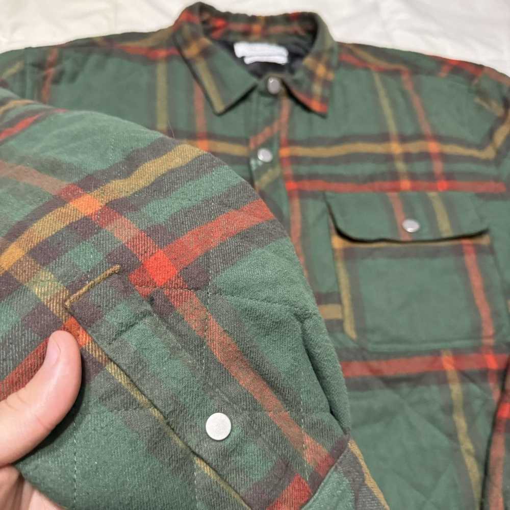 Urban Outfitters Green Plaid Flannel Insulated Bu… - image 8